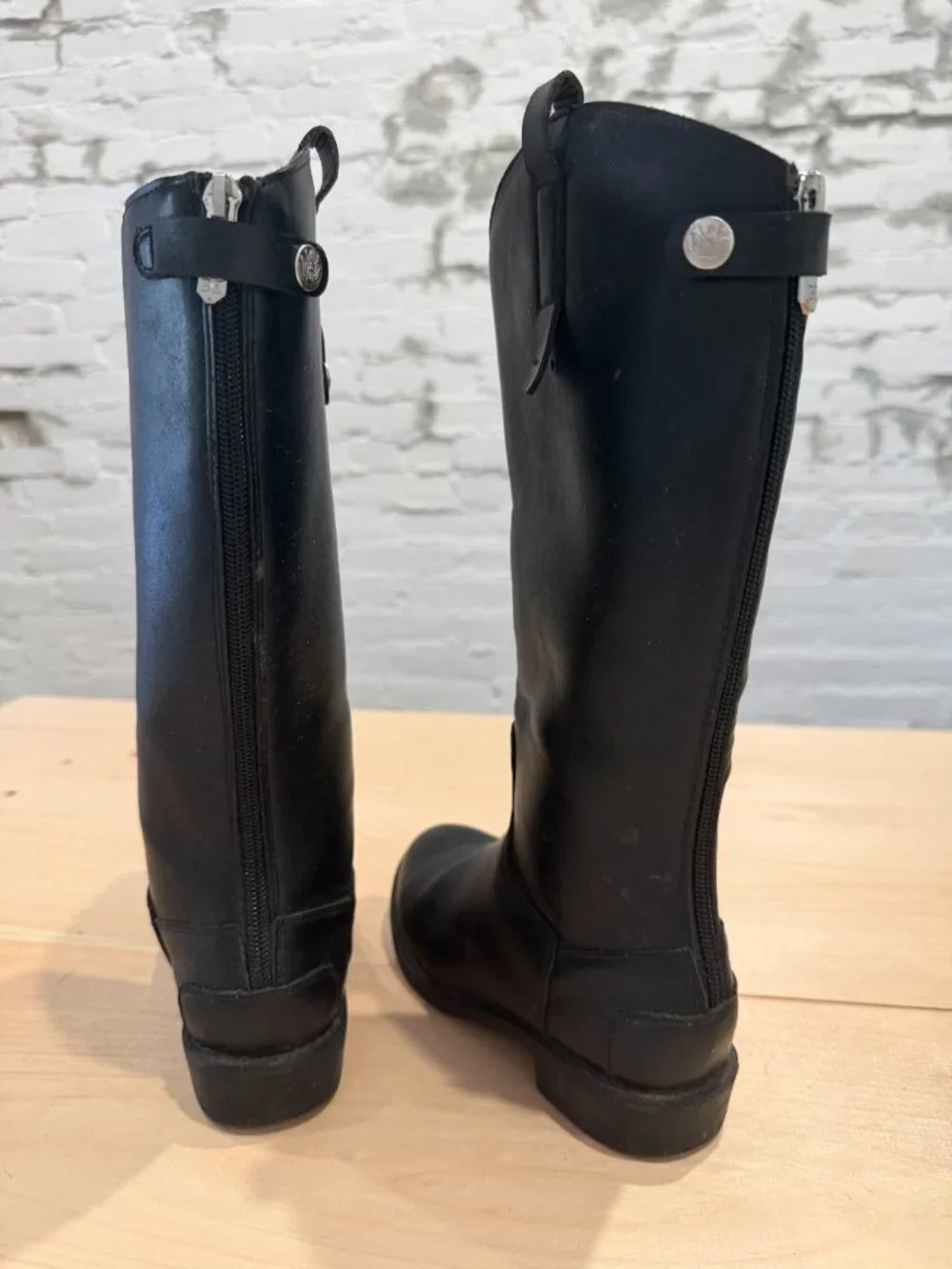 Sam Edelman Penny Equestrian Riding Boots Black Girls 1